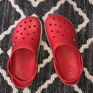 Red Crocs